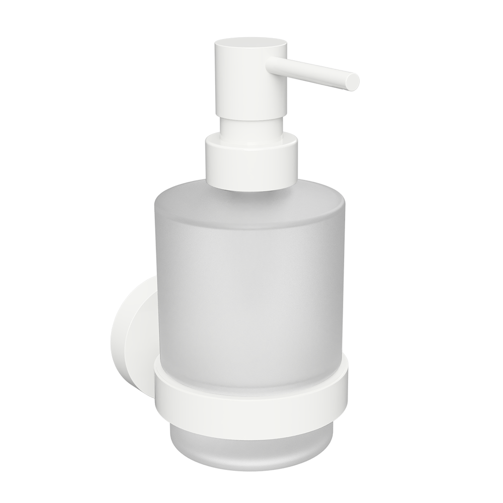 BÍLÝ dávkovač tekutého mýdla, 200 ml