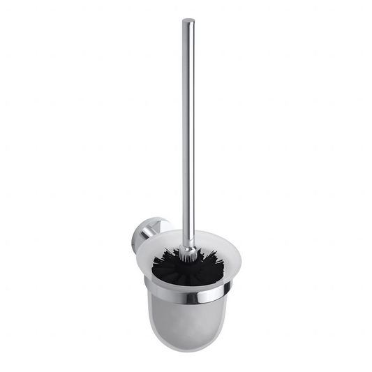 WC kartáč na zavěšení MODERN, skleněný, černý kartáč