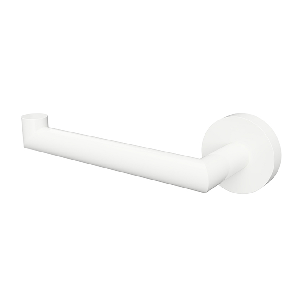 Toilet paper holder without cover WHITE, right-hand side