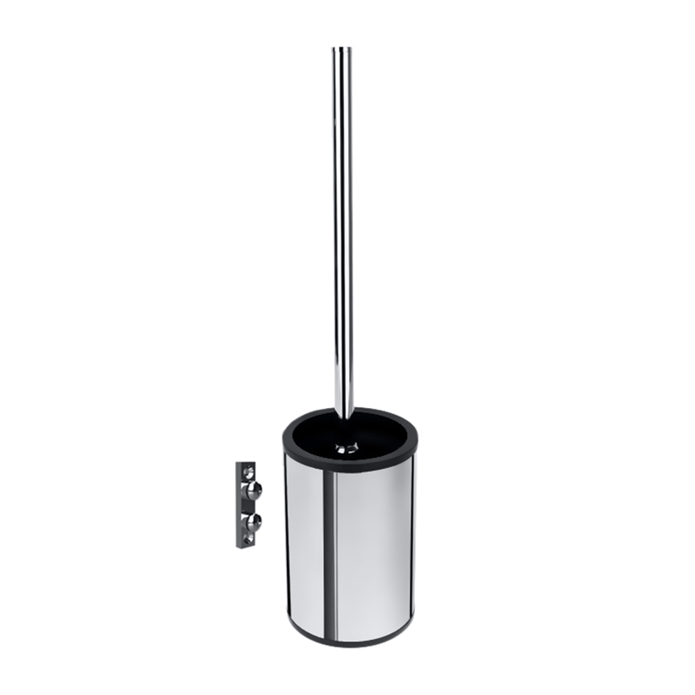Cylindrical toilet brush, wall-mounted, MODERN