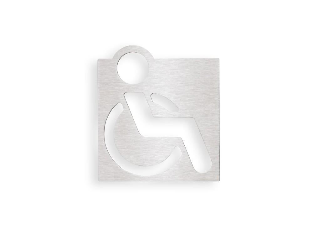 Piktogram - WC ZTP, nerez mat