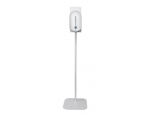 Automatic disinfectant dispenser with stand, white