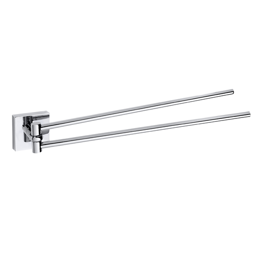 Držák ručníku dvojitý otočný DESIGN, 420 mm