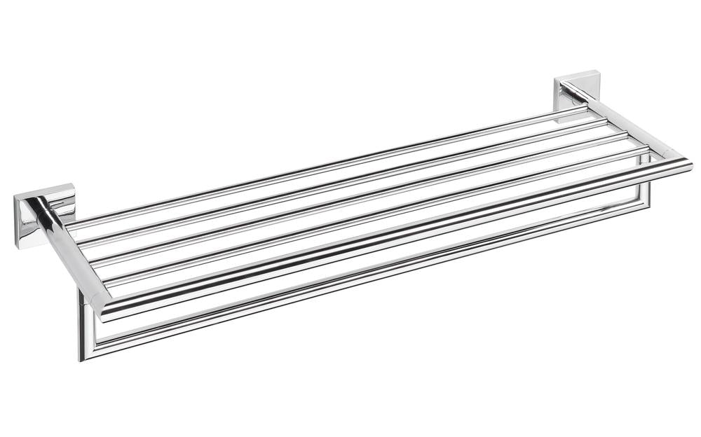 Věšák na ručníky s tyčí DESIGN B, 655 mm