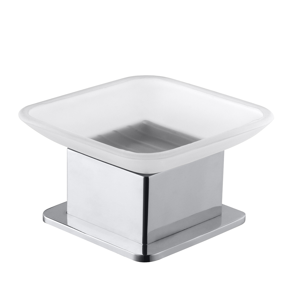 Free-standing glass soap dish DESIGN