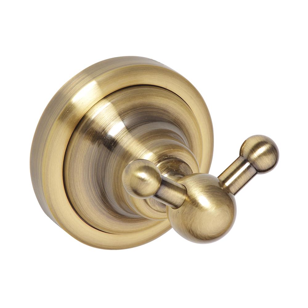 Hook double VINTAGE BRONZE