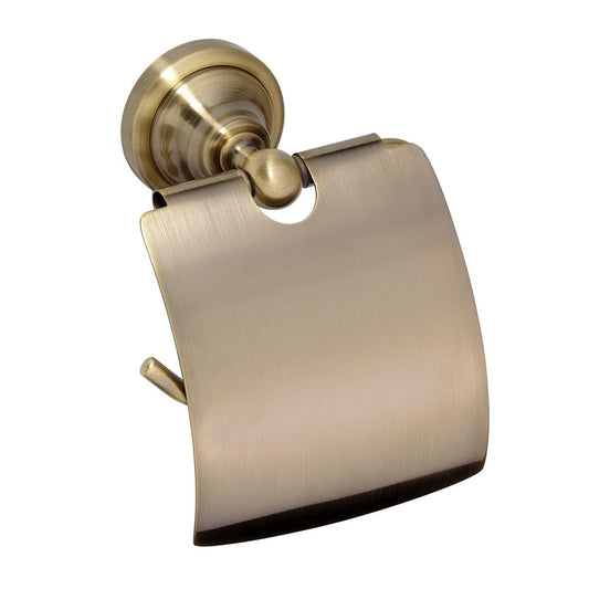 Toilet paper holder with cover VINTAGE BRONZE