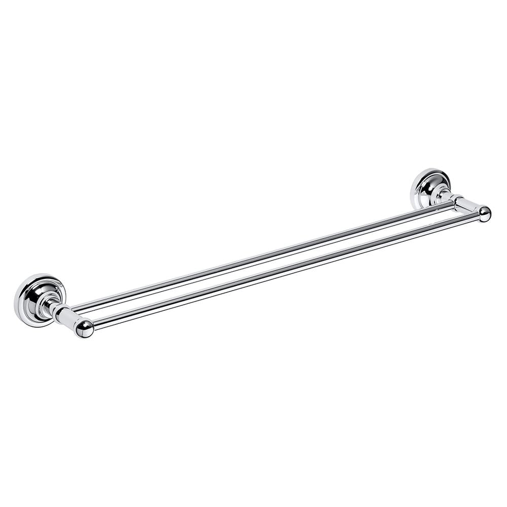 Držák ručníku dvojitý VINTAGE CHROME, 655 mm