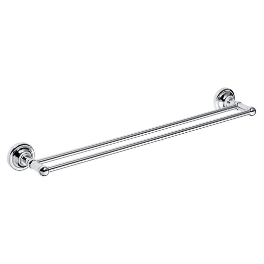 Držák ručníku dvojitý VINTAGE CHROME, 655 mm