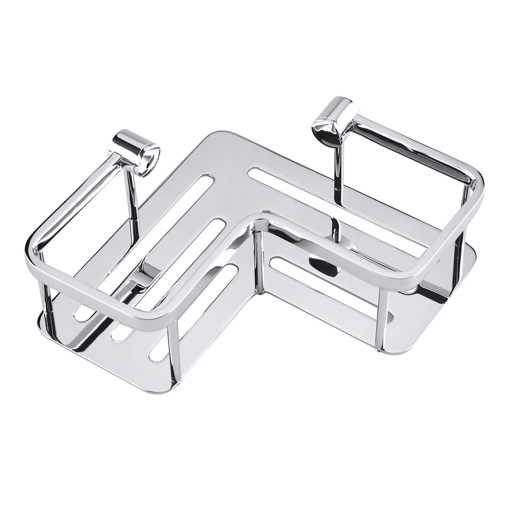 Rohová sprchová police s tyčí A