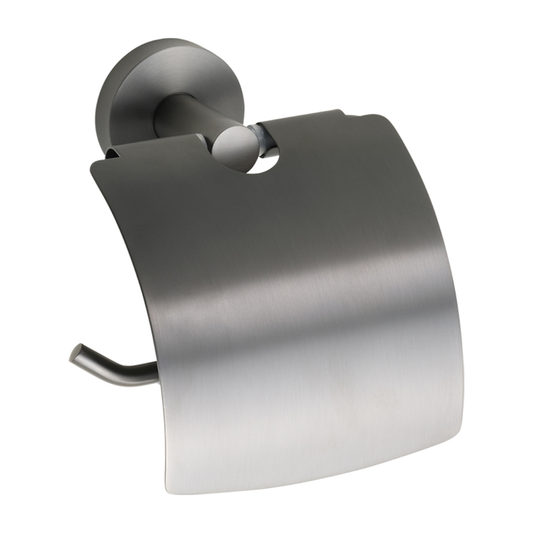 Toilet paper holder with cover, Graphit