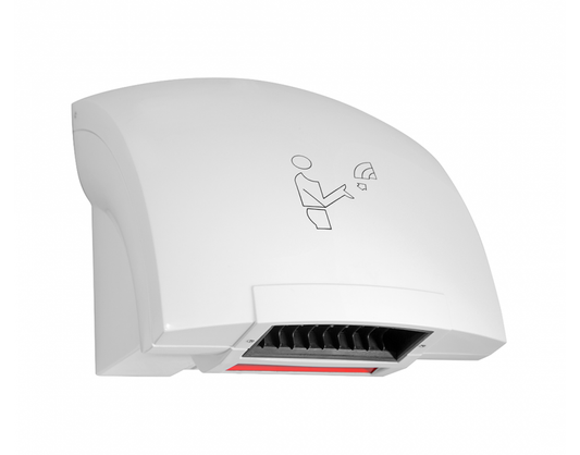 Bezdotykový osoušeč rukou, malý, plastový