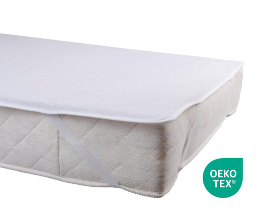 Bamboo mattress protector, 60x120 cm, impermeable and breathable
