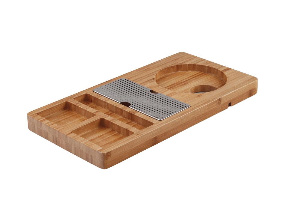 Tablett ALDA Eleganter Bambus, Natur