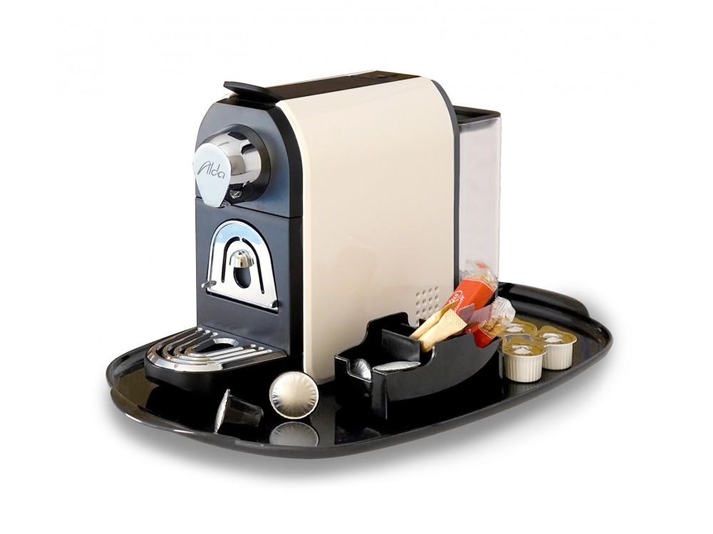 ALDA capsule coffee maker, cream