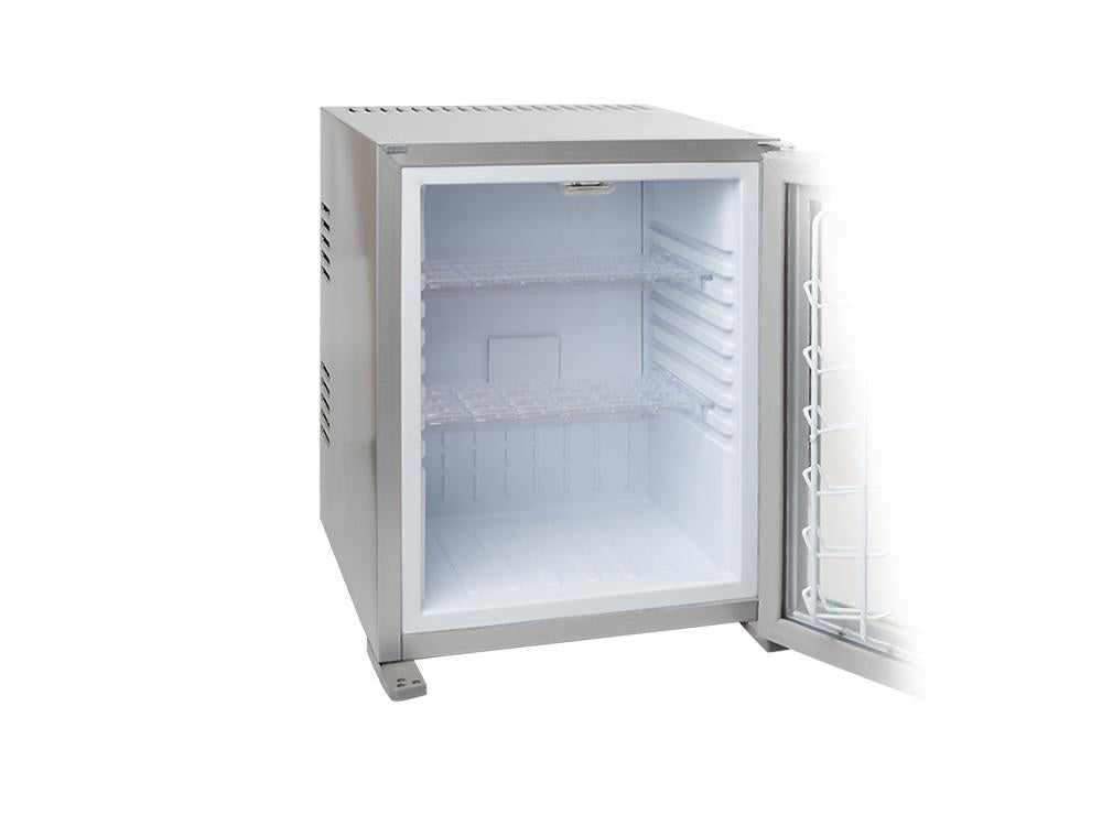 Minibar ALDA BC30G, skleněná dvířka, stříbrný | Vybavení hotelu ALDA as