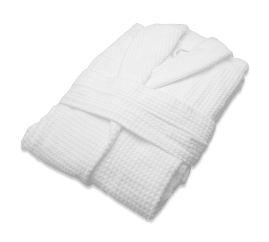 Bathrobe PIQUE S, size XL, white | ALDA hotel equipment a.s.