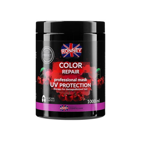 RONNEY Profesionální maska Color Repair Cherry UV ochrana 1000 ml