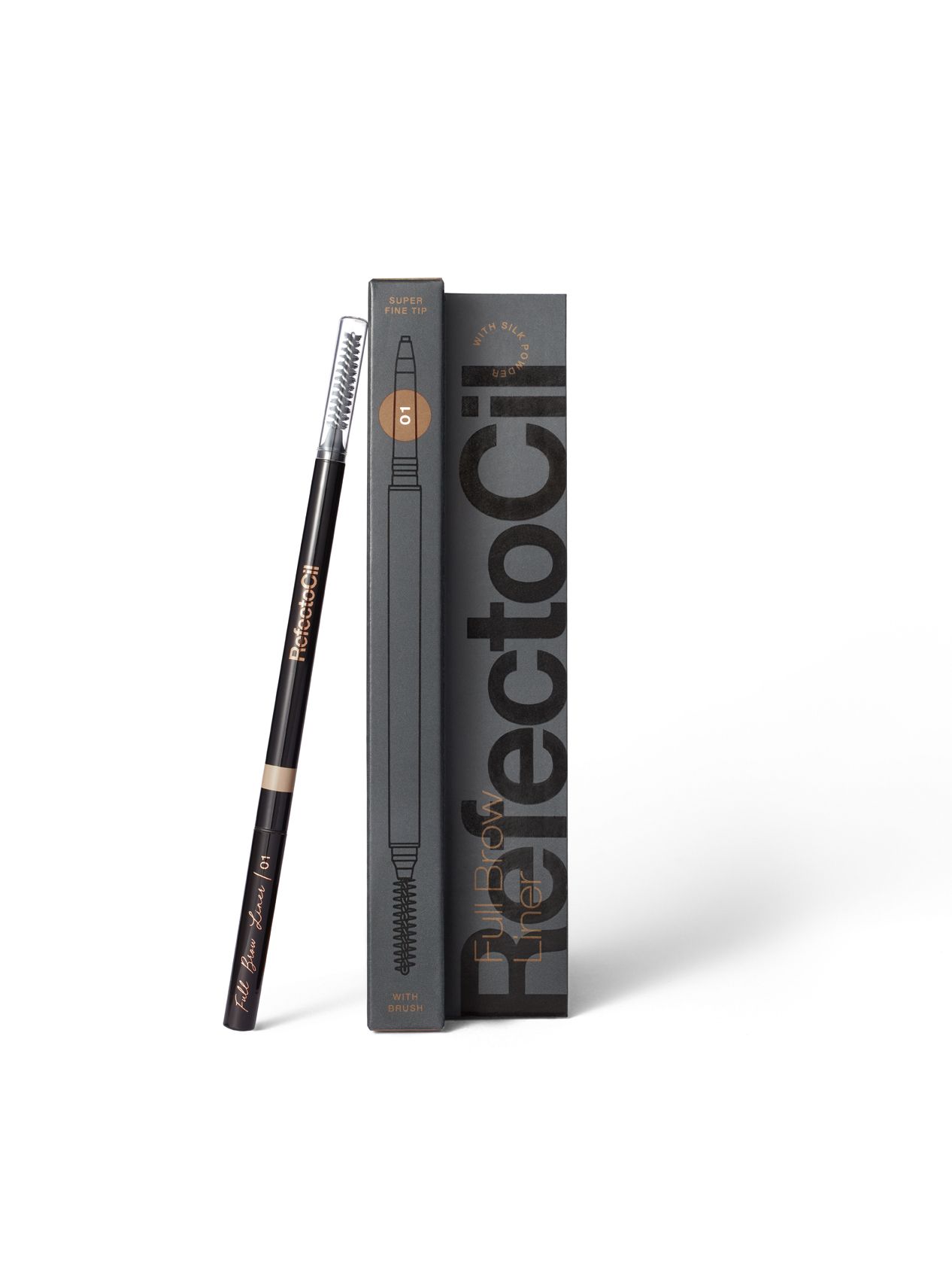 Voděodolná tužka na obočí R´Cil Full Brow Liner 01 světle hnědá