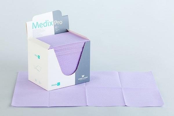Potah zdravotního lehátka papírová fólie MedixPro 33 x 48 cm (80 ks v krabici)