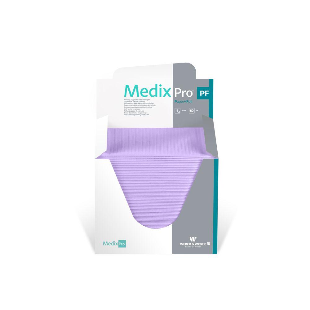 Potah zdravotního lehátka papírová fólie MedixPro 33 x 48 cm (80 ks v krabici)