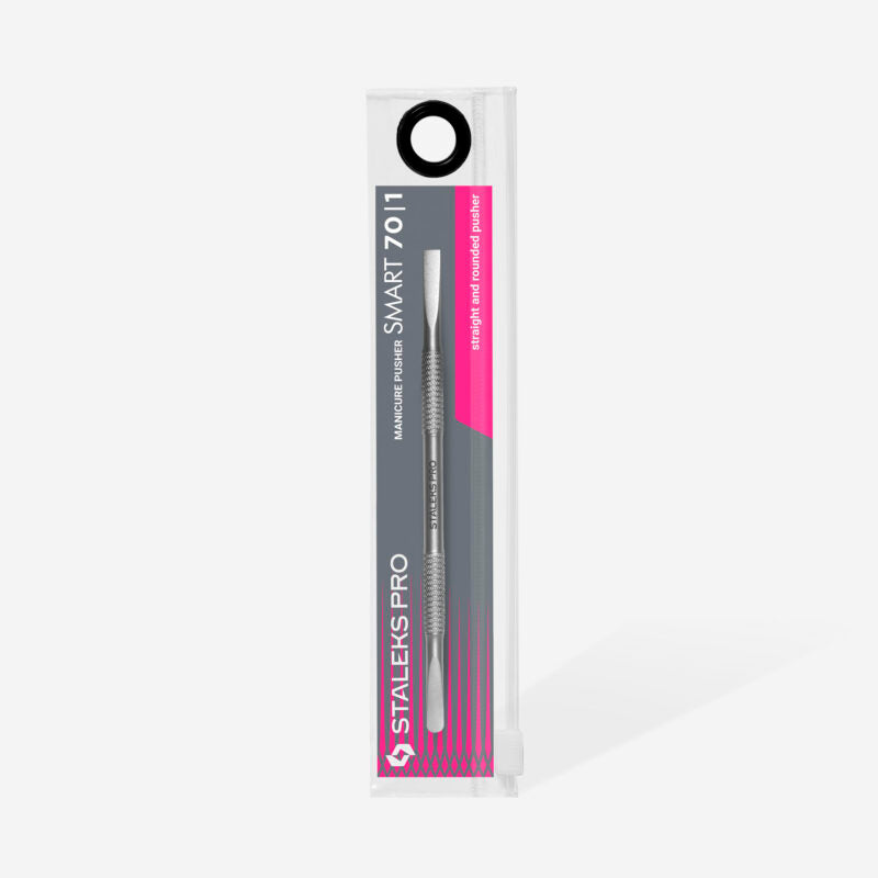Manicure pusher SMART 70 TYPE 1 (straight and rounded straight pusher) - STALEKS