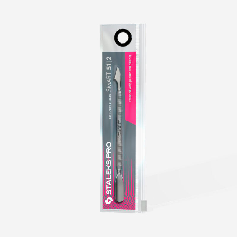 Manicure pusher SMART 51 TYPE 2 (rounded wide pusher and cleaner) - STALEKS