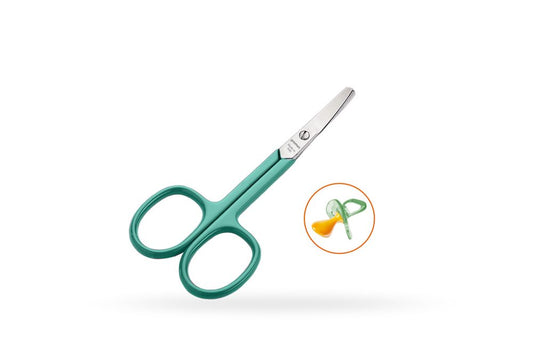 Baby Nail Scissors - Turquoise - OMNIA line