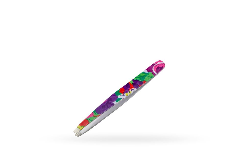 STAINLESS STEEL OBLIQUE TWEEZERS PREMAX