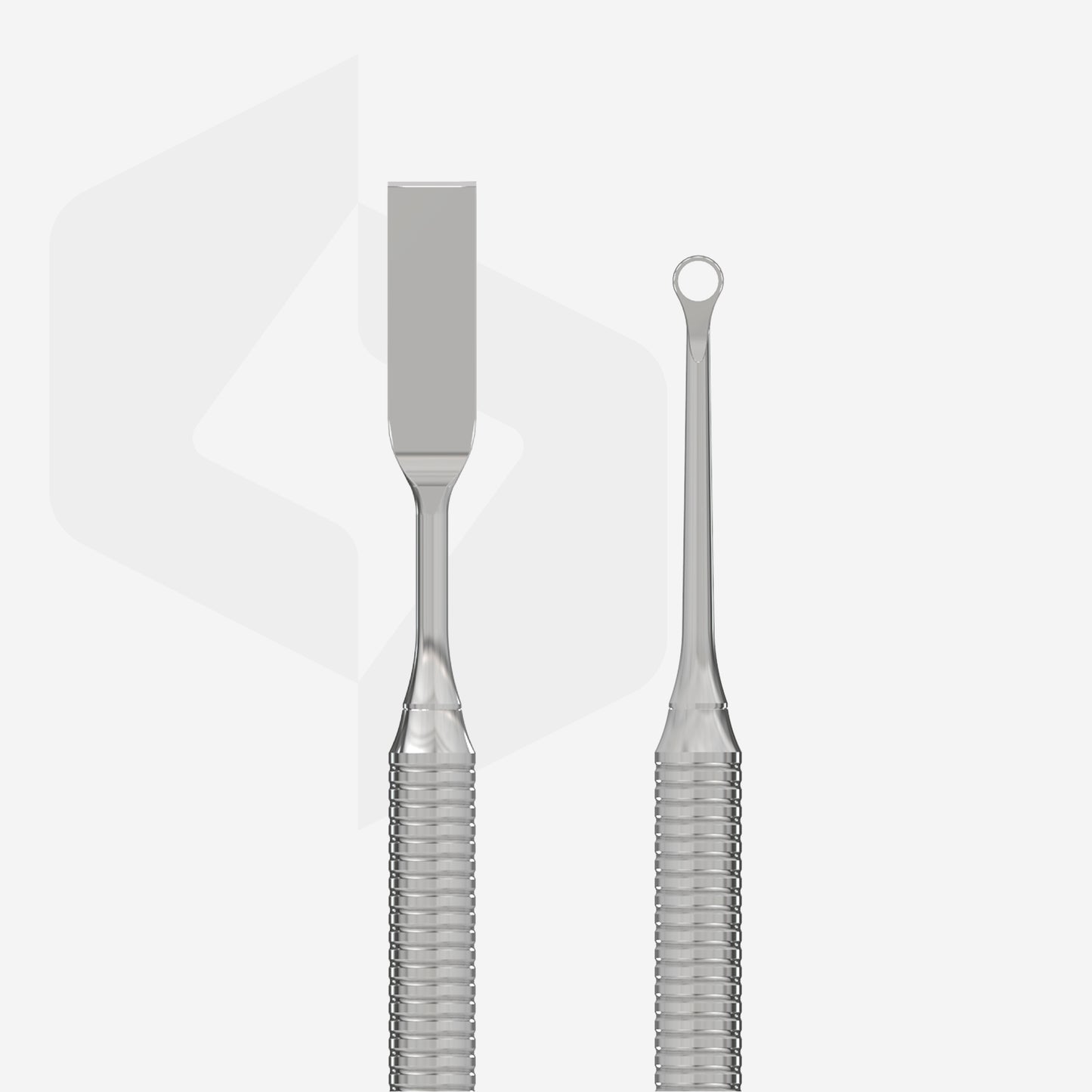 Manicure pusher EXPERT 51 TYPE 1 (straight flat and loop pusher) - STALEKS
