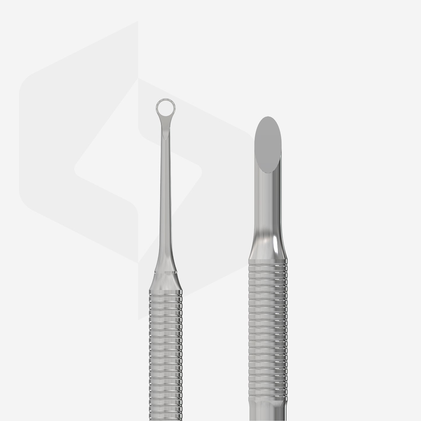 Manicure pusher EXPERT 51 TYPE 2 (beveled and loop pusher) - STALEKS