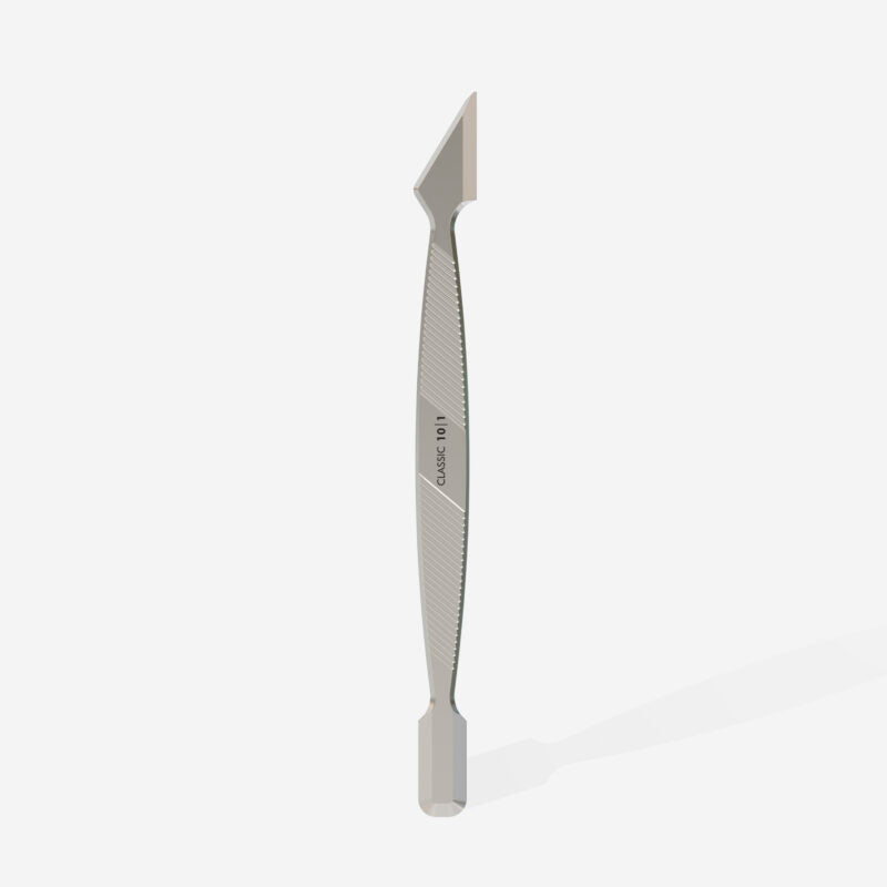 Manicure pusher, flat CLASSIC 10 TYPE 1 (rounded narrow pusher and cleaner) - STALEKS