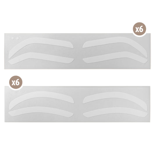 Brow Buddies Eyebrow Stencils for Airbrush Coloring