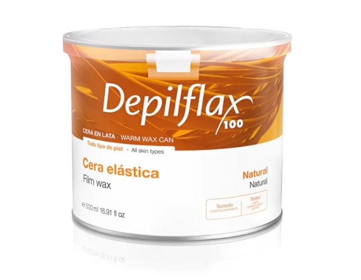 Depilflax 100 flexibles Wachs, 500 ml Dose, Natur