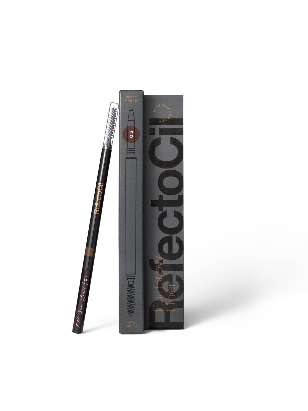 R'Cil Full Brow Liner 03 Voděodolná tužka na obočí tmavě hnědá