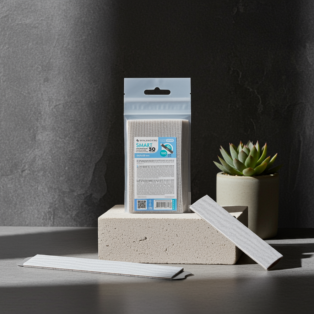 Disposable files papmAm on a soft foam layer SMART 20 100 grit (30 pcs) - STALEKS
