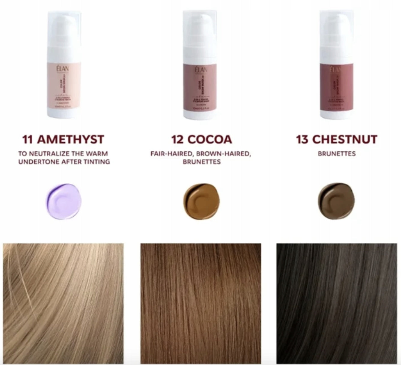 ELAN CHESTNUT 2.0: COLOUR BROW MASK: 2-in-1 Tönungs-Augenbrauenmaske