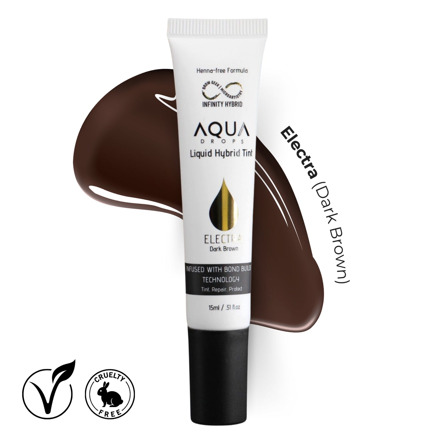 Aqua Drops ELECTRA Tint - tmavě hnědá