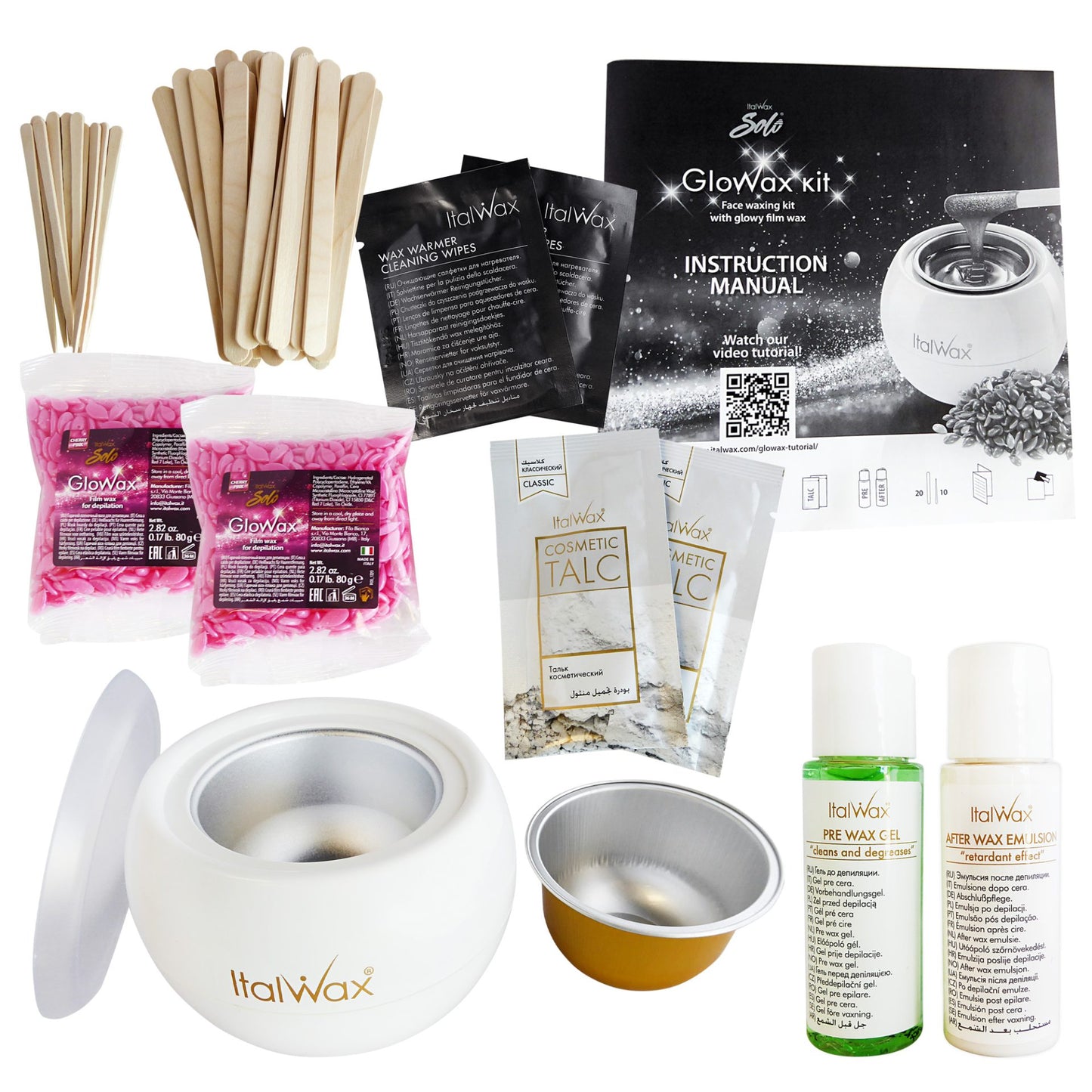 Depilační sada ItalWax Glowax Film Wax