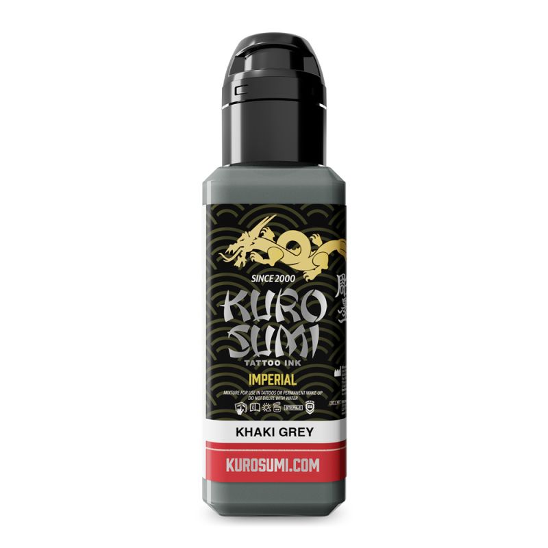 Imperial Khaki Grey 44ml - Kuro Sumi Imperial Tattoo Ink