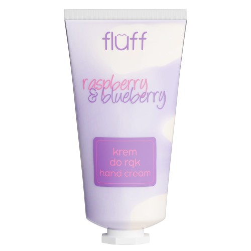 Fluff Hand cream with raspberry and blueberry scent