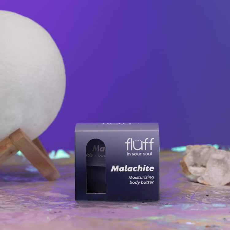 Fluff Body Butter - Hydratační tělový balzám s malachitem 150 ml