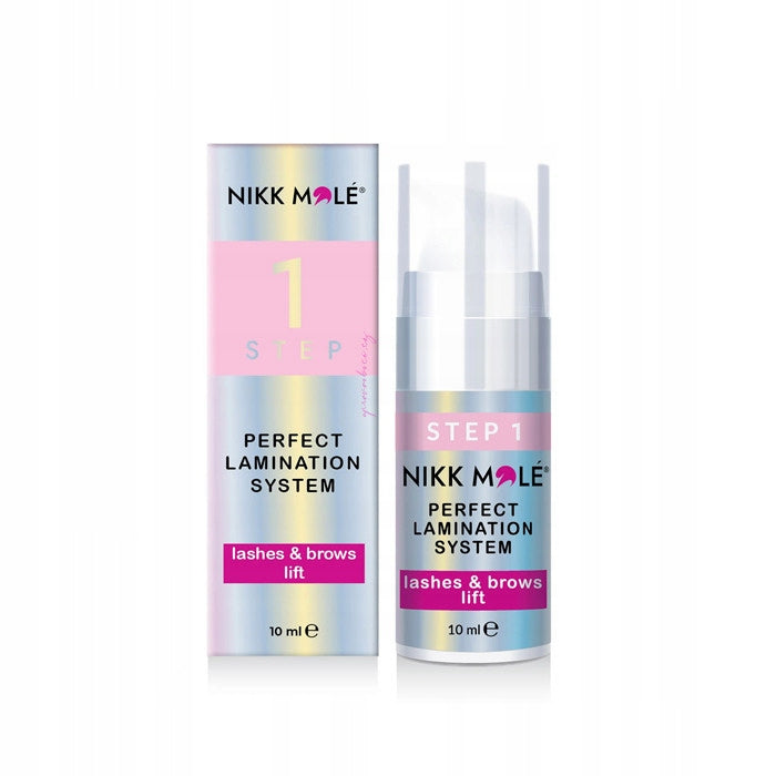 Nikk Mole Step 1 für Augenbrauen- und Wimpernlaminierung, 10 ml