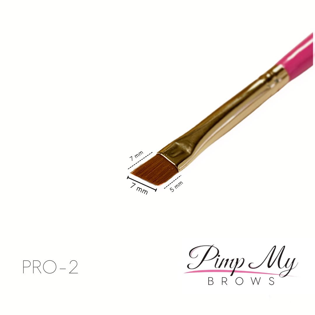 Zkosený štěteček na obočí, Pimp My Brows PRO – 2
