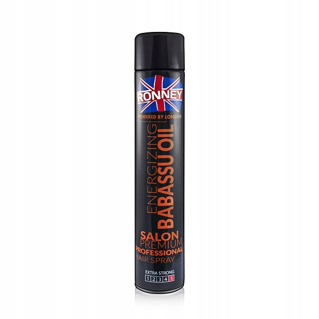 RONNEY lak na vlasy energizující Babassu olej 750 ml