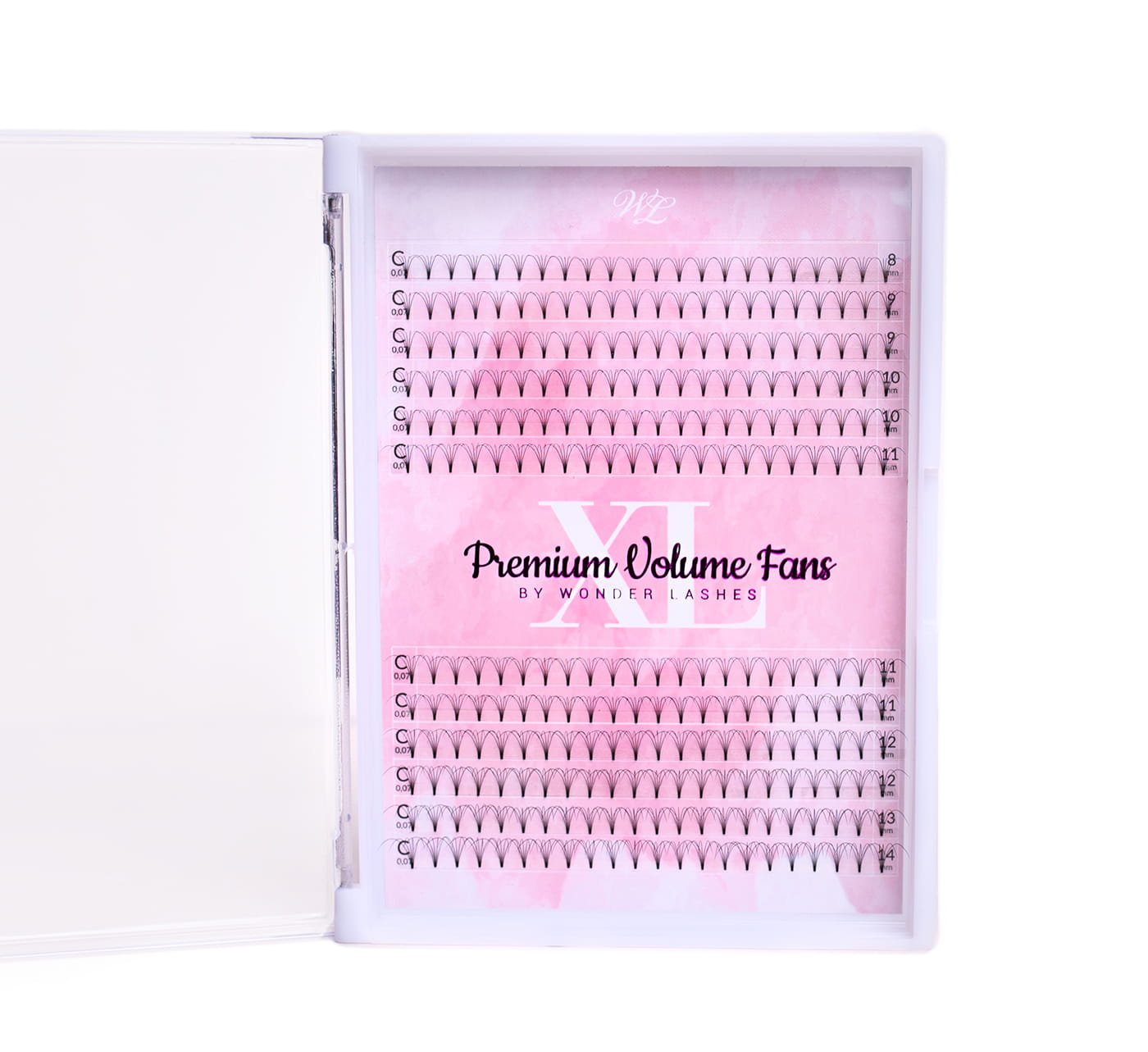 Řasy Lashes XL Premium Volume Fan 5D 0,07