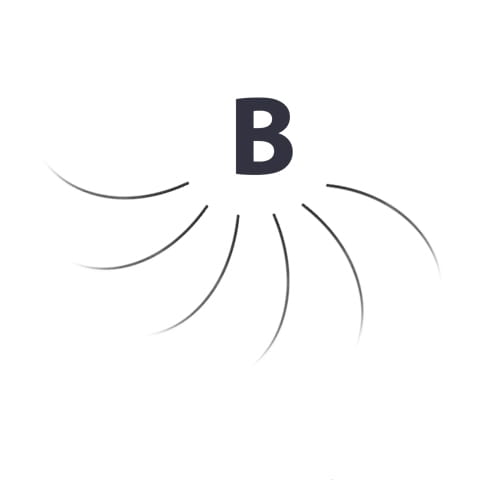 Objemové řasy B0,25mm, 0,25 g