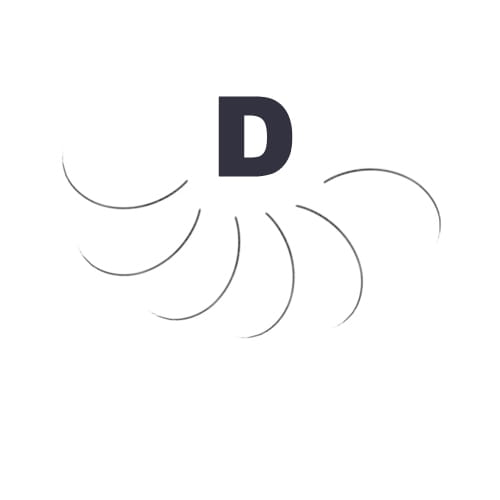 Objemové řasy D 0,10 mm, 0,25 g