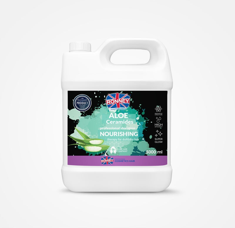 RONNEY Professional Shampoo intenzivní hydratační přírodní aloe vera 5000 ml RCH 00055
