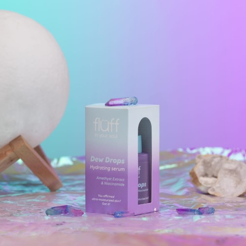 DEW DROPS - Hydratační pleťové sérum s ametystem a niacinamidem 30ml